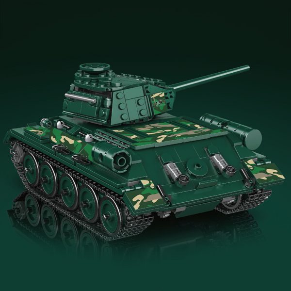 Mould King 20015 Soviet T-34 Tank - 800 PCS - Image 2