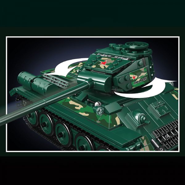 Mould King 20015 Soviet T-34 Tank - 800 PCS - Image 3