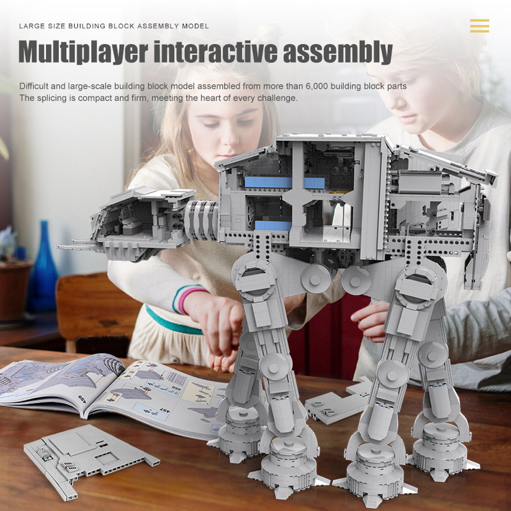 Mould King 21015(75313) AT-AT Walker Terrain Armored Transport - 6785 PCS - Image 4