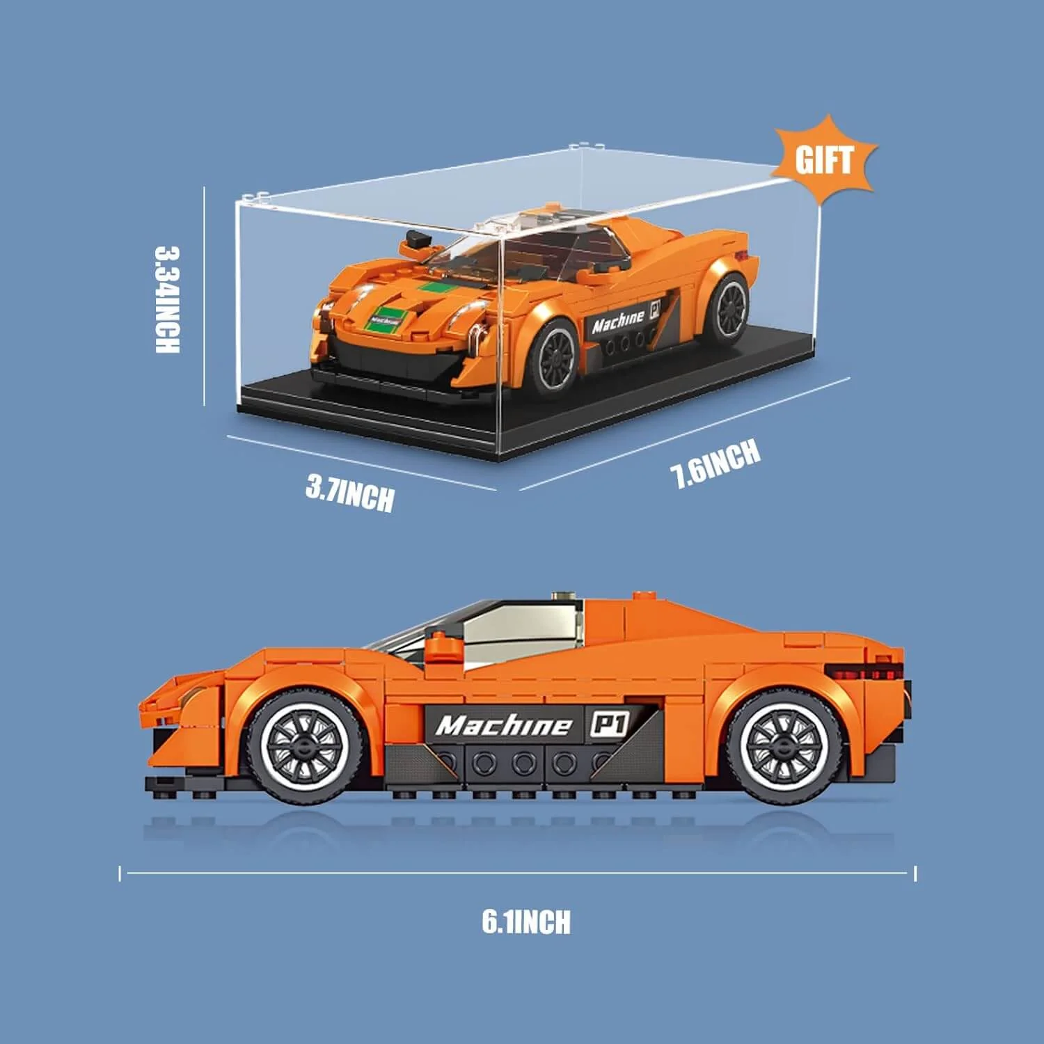 Mould King 27004 The Mini P1 Sports Car - 306 PCS - Image 9