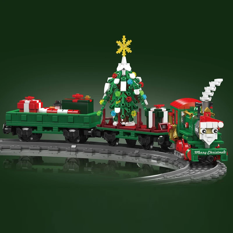 Mould King 12039 Christmas Train ESU KG230 Diesel Locomotive Building Set - 922 Pcs - Image 2