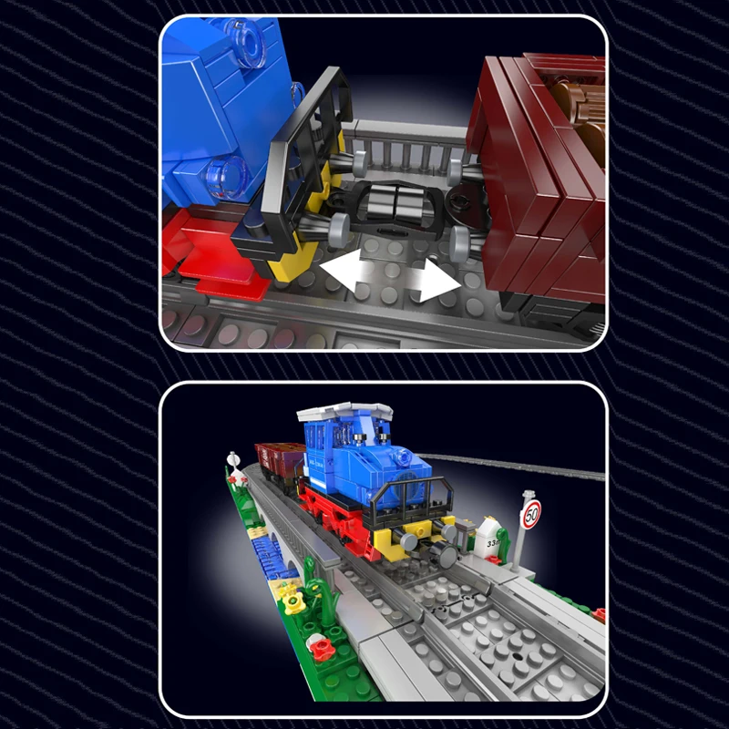 Mould King 12038 ESU KG2300 Diesel Locomotive Building Set - 1,117 Pcs - Image 5
