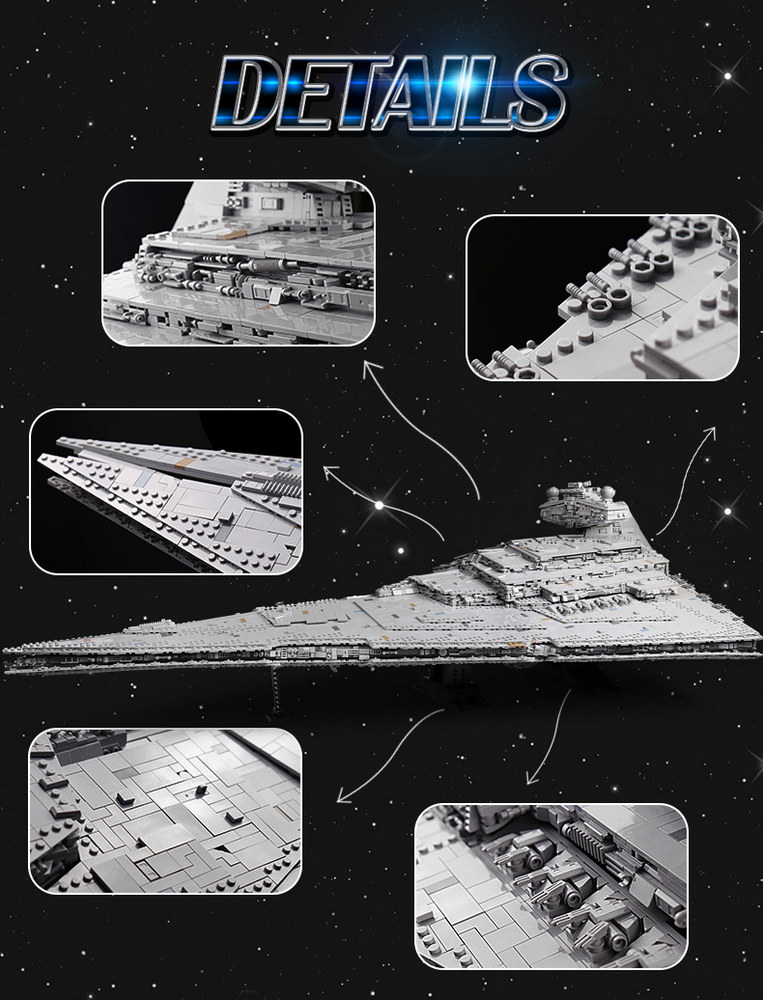 Mould King 13135(75252) MONARCH Imperial Star Destroyer - 4784 PCS - Image 8