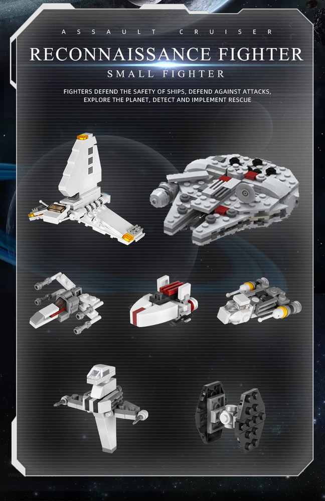 Mould King 21001 UCS Nebulon Model B Medical Frigate - 6388 PCS - Image 5