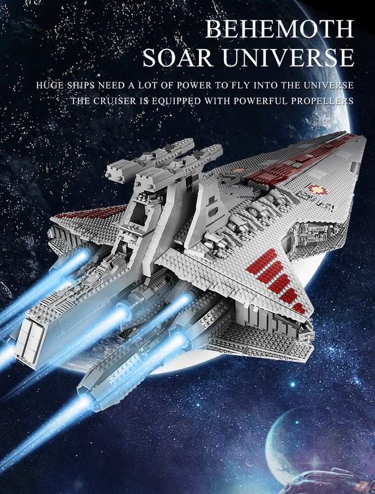 Mould King 21005(75367) Venator-Class Republic Attack Cruiser - Image 3