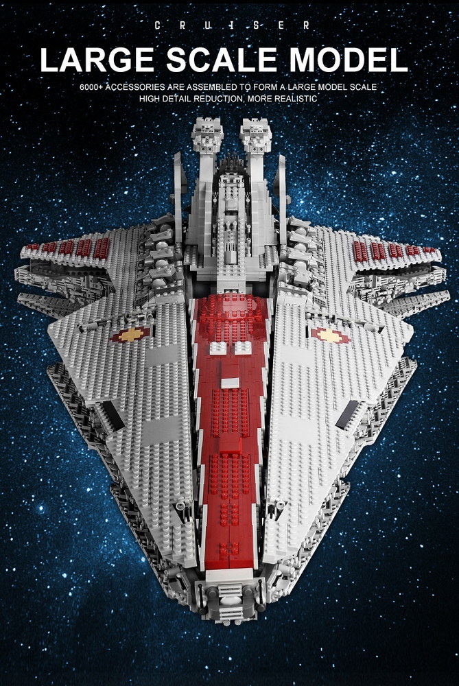 Mould King 21005(75367) Venator-Class Republic Attack Cruiser - Image 5