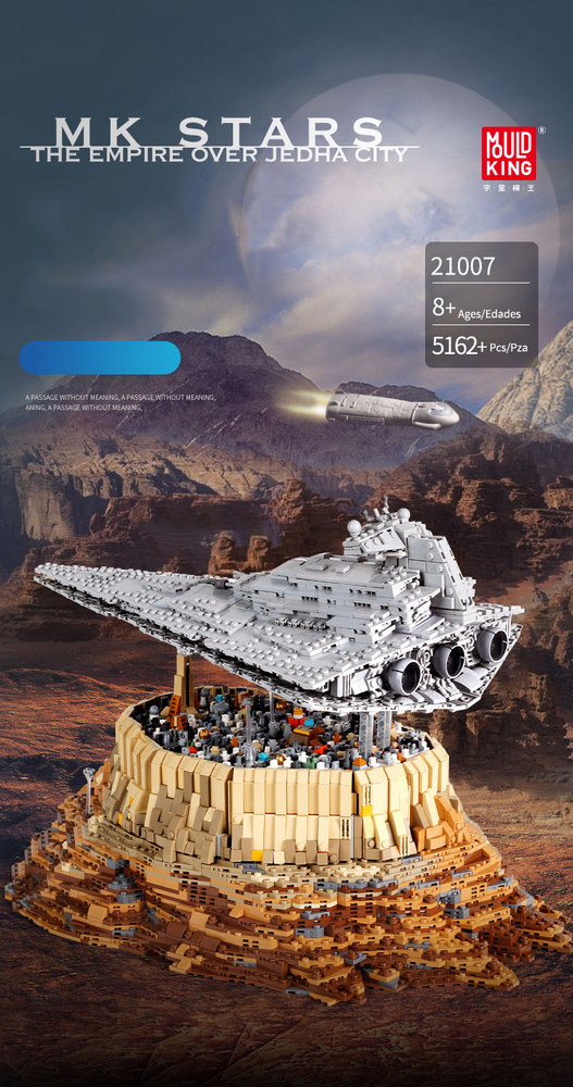 Mould King 21007 The Empire over Jedha City - 5162 PCS - Image 2