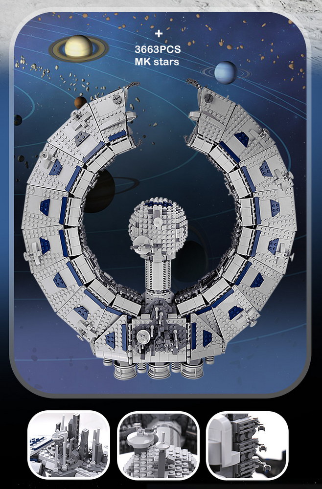 Mould King 21008 Lucrehulk-Class Battleship Droid Control Ship - 3663 PCS - Image 4