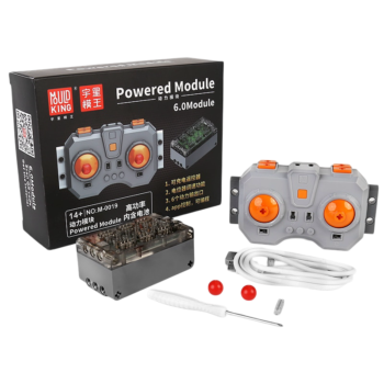 Mould King M0019 Motor Build Kit Technical Car Accessoires 6.0 Fast Speed Charging Powered