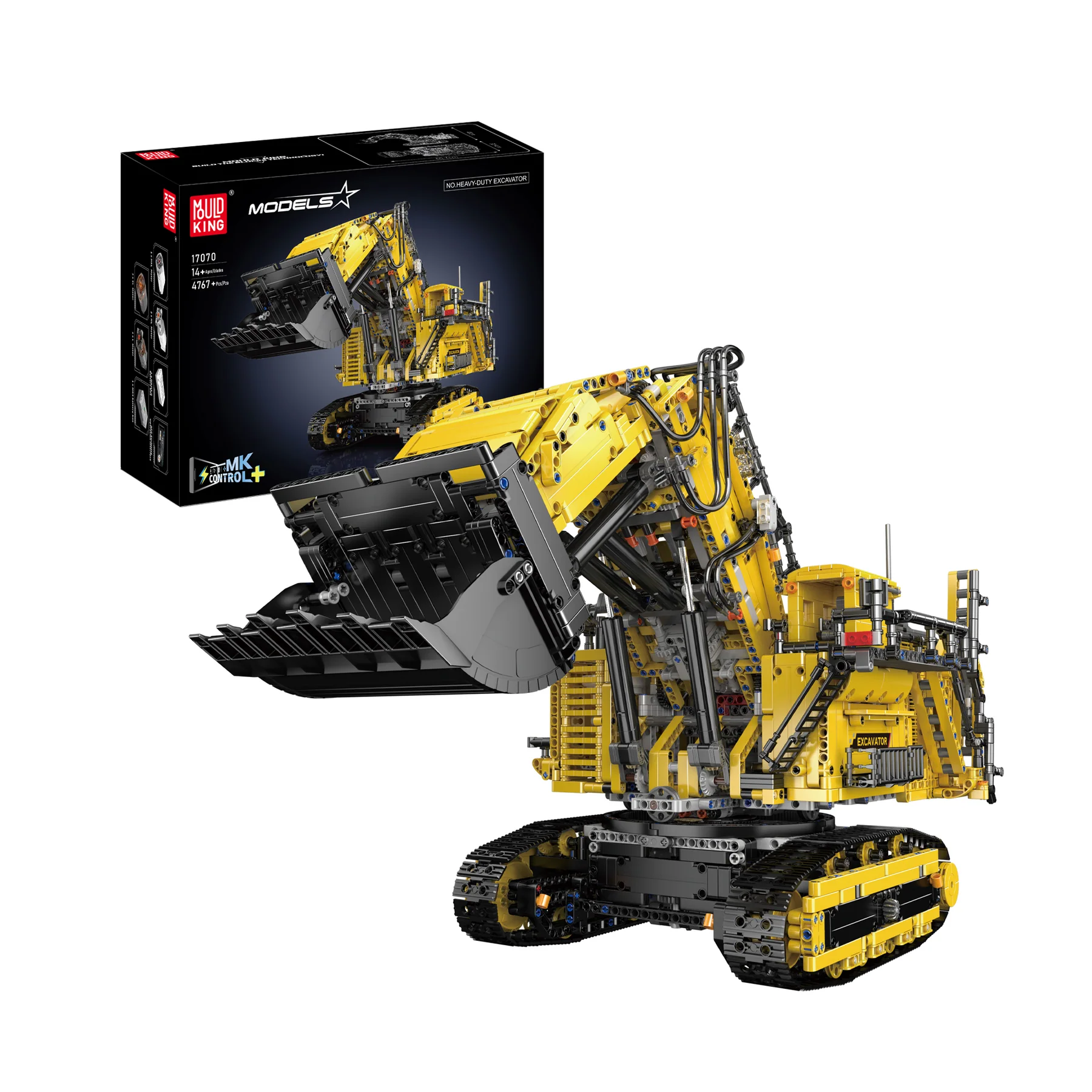 MOULD KING 17070 Liebherr R 9800 Mining Excavator Building Sets - 4,767 PCS