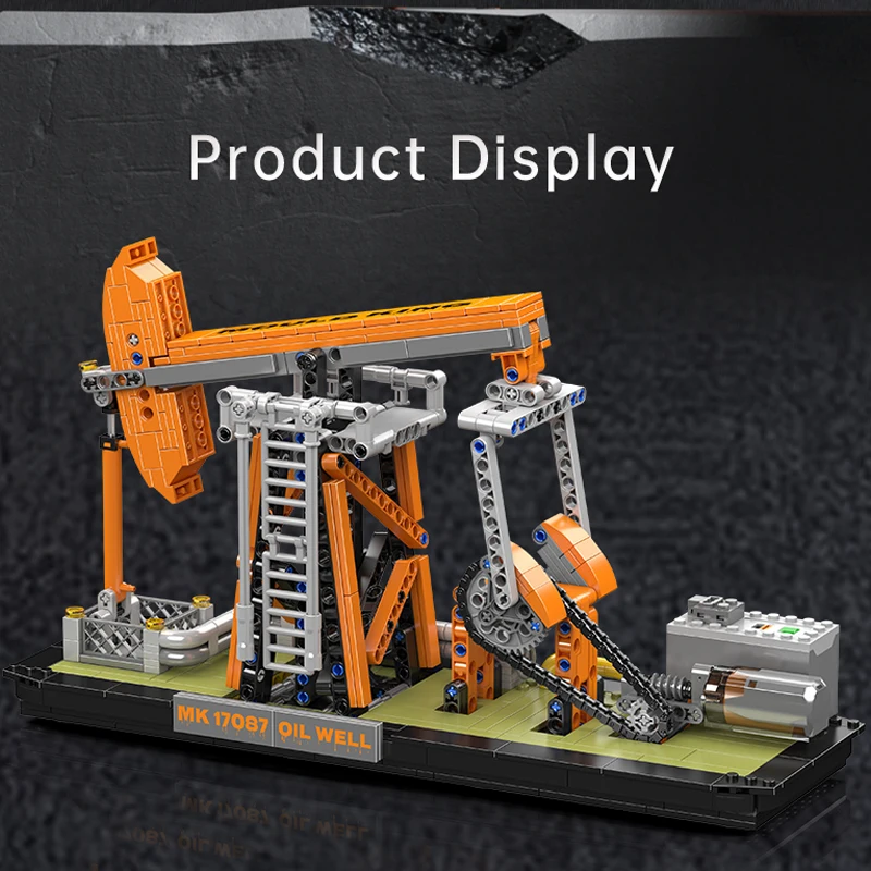 Mould King 17087 Oil Well Building Block Set - 840 Pcs - Image 4
