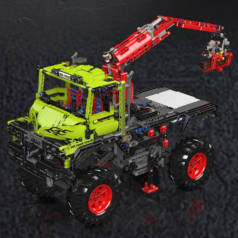 Mould King 17038 4x4 Off-Road Logging Truck Building Kit - 2,002 Pcs - Image 4