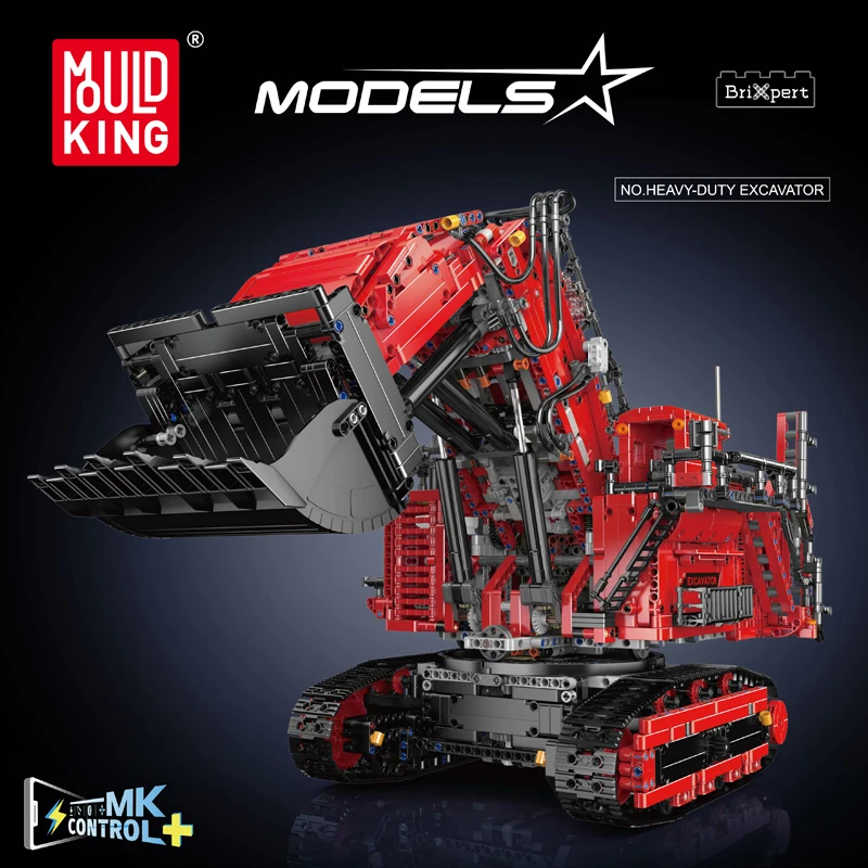 MOULD KING 17070 Liebherr R 9800 Mining Excavator Building Sets - 4,767 PCS - Image 3