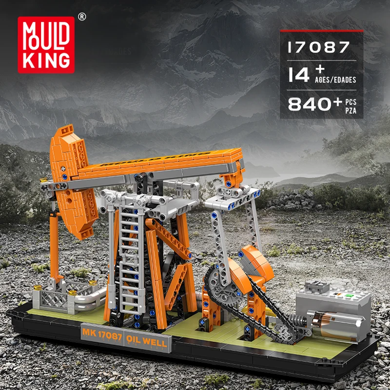 Mould King 17087 Oil Well Building Block Set - 840 Pcs - Image 3