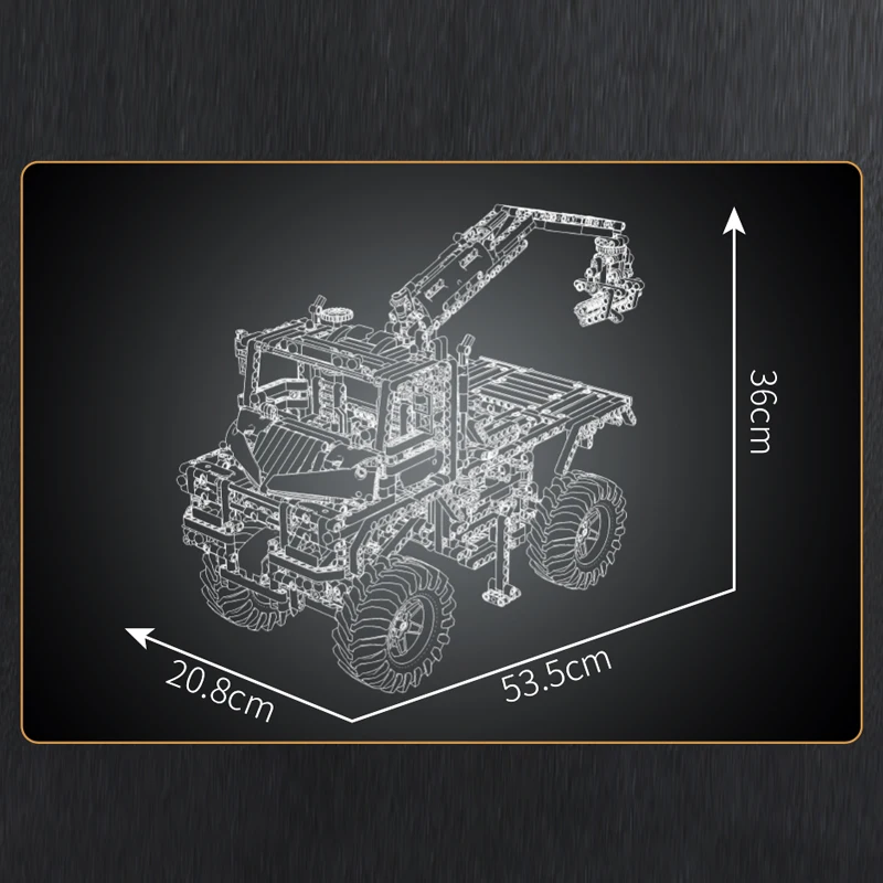 Mould King 17038 4x4 Off-Road Logging Truck Building Kit - 2,002 Pcs - Image 6