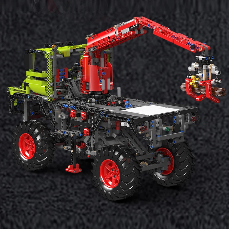 Mould King 17038 4x4 Off-Road Logging Truck Building Kit - 2,002 Pcs - Image 2