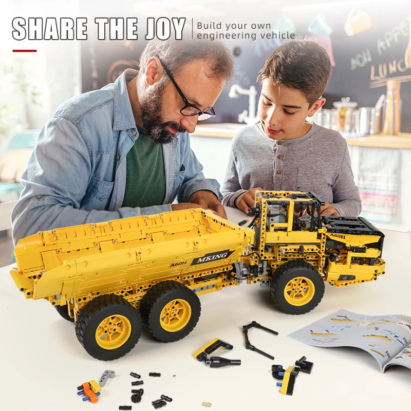 MOULD KING 17010S Remote Control Dump Truck Building Toy Set - 1,930 PCS - Image 3