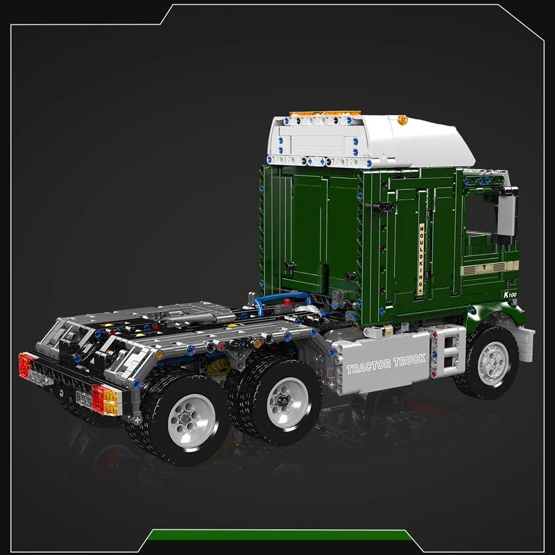 Mould King 13202 1970s American Cabover Truck Building Set - 2,181 Pcs - Image 2