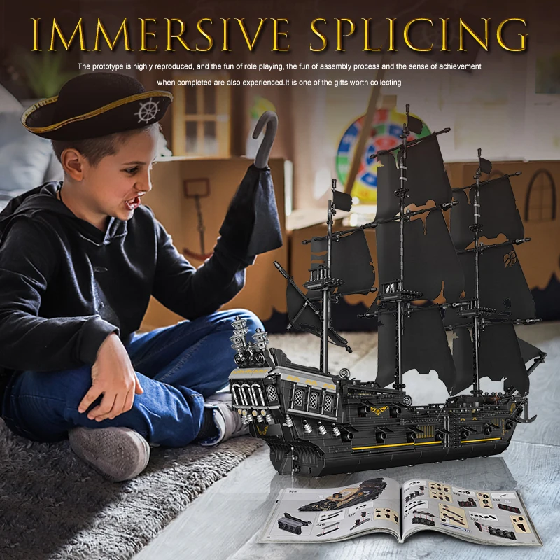 Mould King 13197/13109/13199 The Flying Dutchman Private Ship Model Building Kit | 4,364 PCS - Image 5