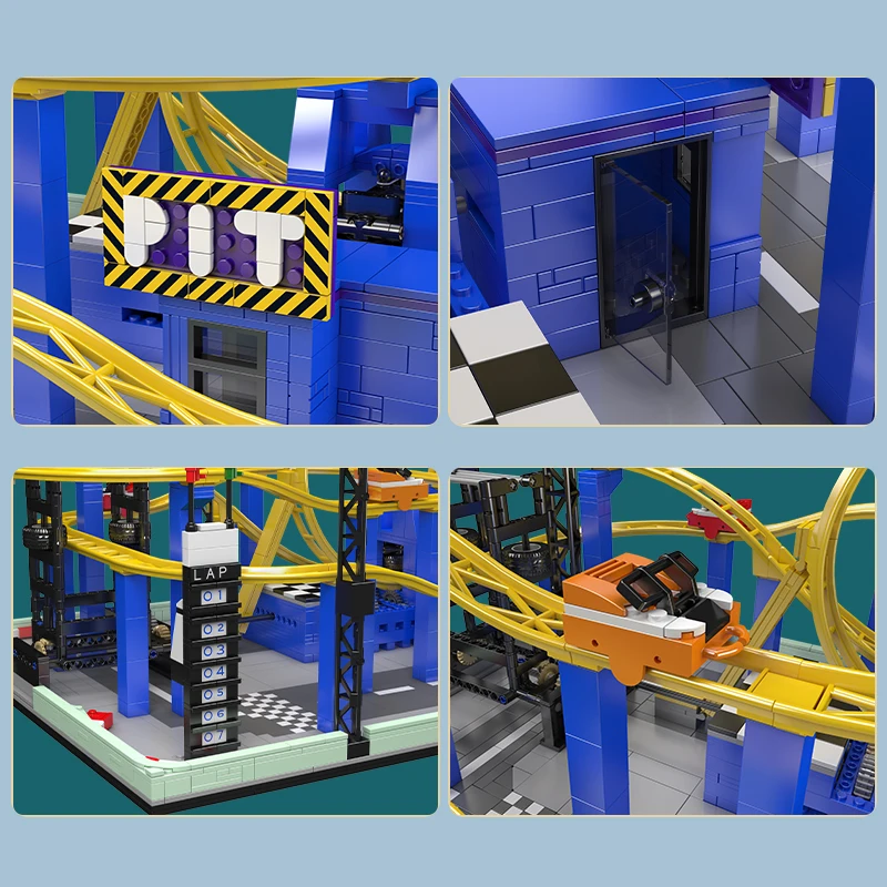Mould King 11020 Whirlwind Roller Coaster Set | 1,707 Pieces - Image 4
