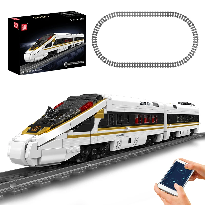 Mould King 12015 Fuxing EMU High-Speed Train Building Set | 2,117 Pcs - Image 5