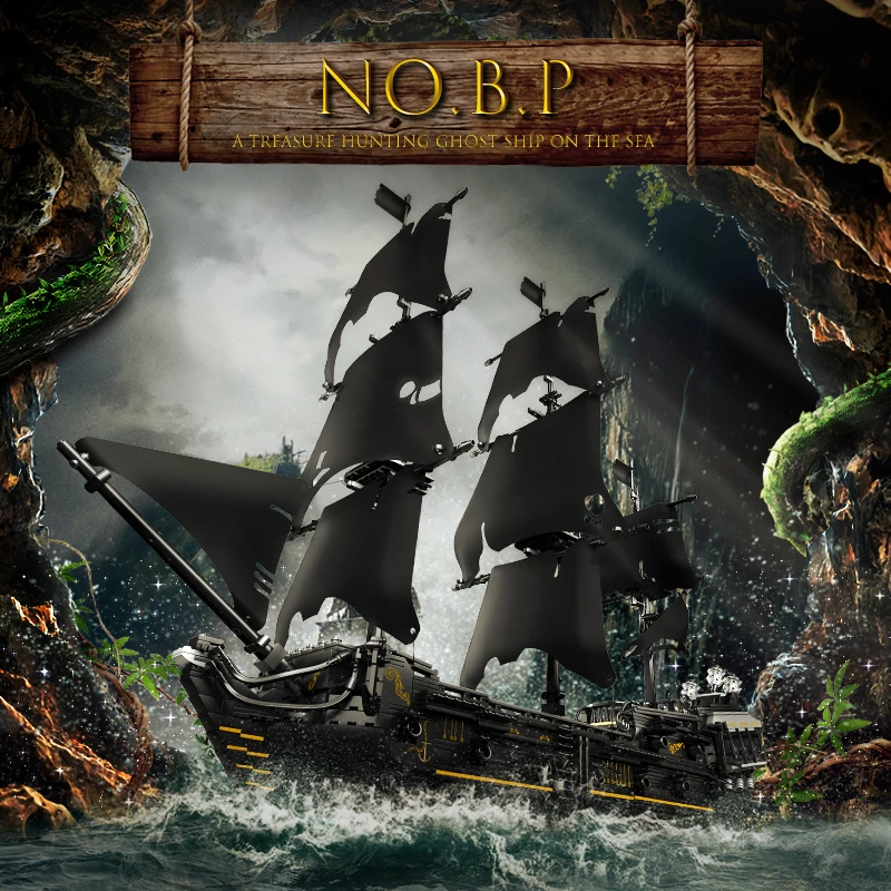 Mould King 13197/13109/13199 The Flying Dutchman Private Ship Model Building Kit | 4,364 PCS - Image 4