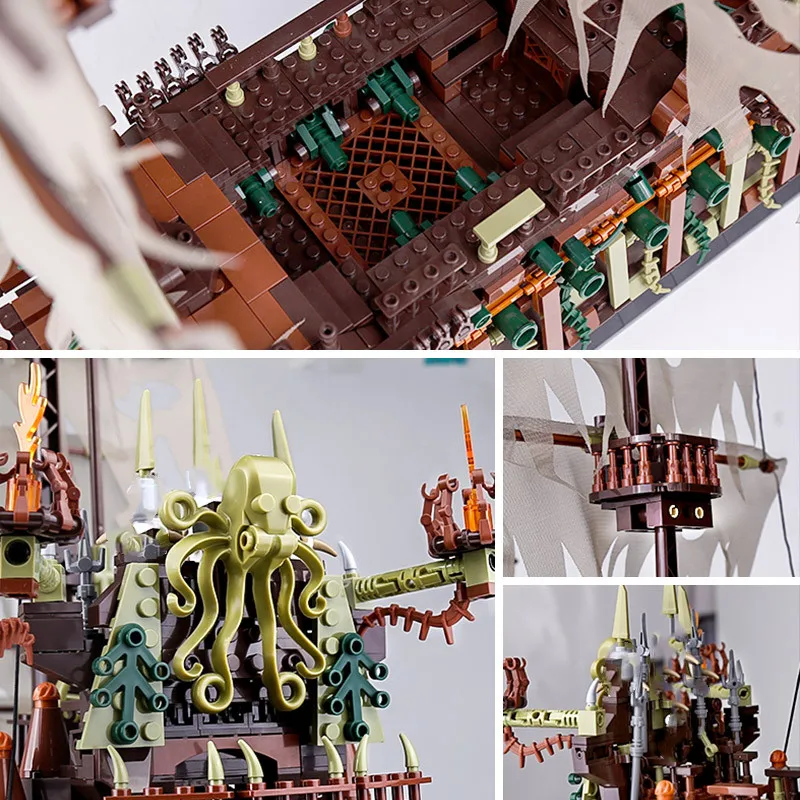 Mould King 13197/13109/13199 The Flying Dutchman Private Ship Model Building Kit | 4,364 PCS - Image 3