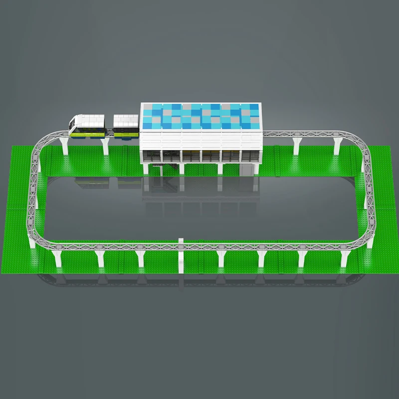 Mould King 12040 Italian Marconi Express Light Rail Train Building Set | 1,957 Pcs - Image 3