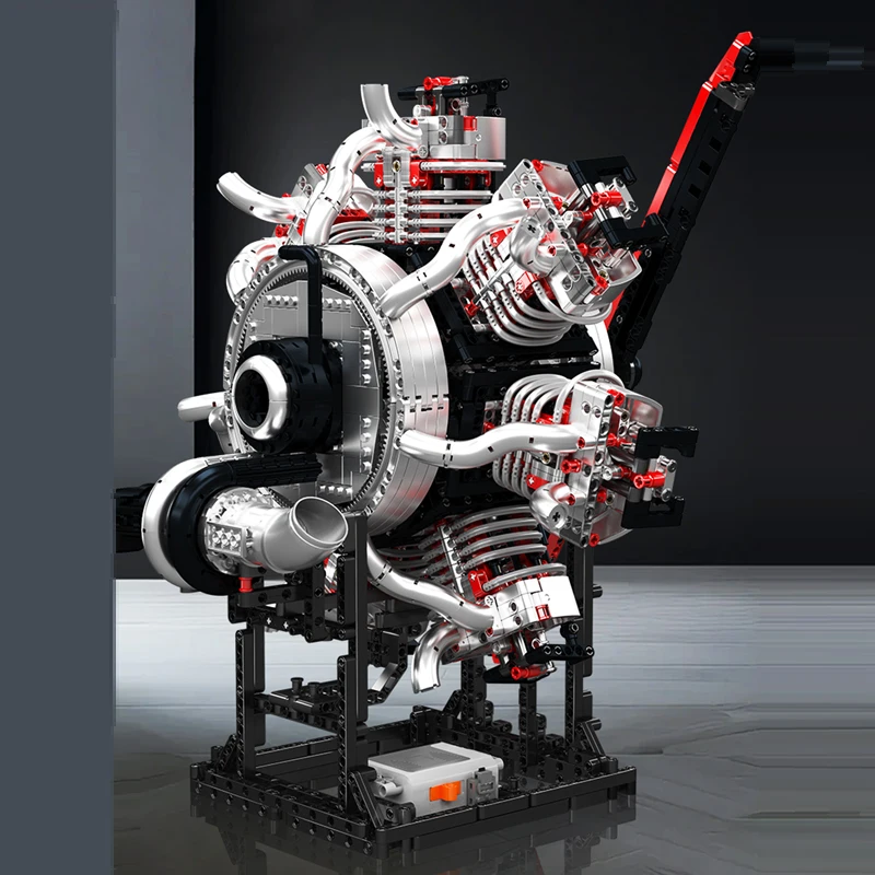 Mould King 10233 Radial Aviation Engine Building Kit | 3,089 Pcs - Image 3