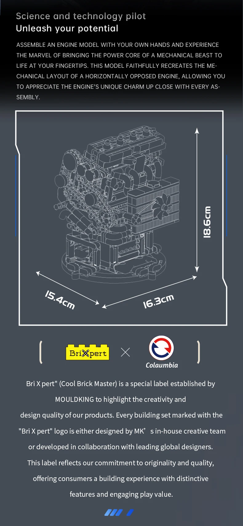 Mould King 10235 4G63T Turbocharged Inline-Four Engine Model Construction Kit | 811 Pieces - Image 5
