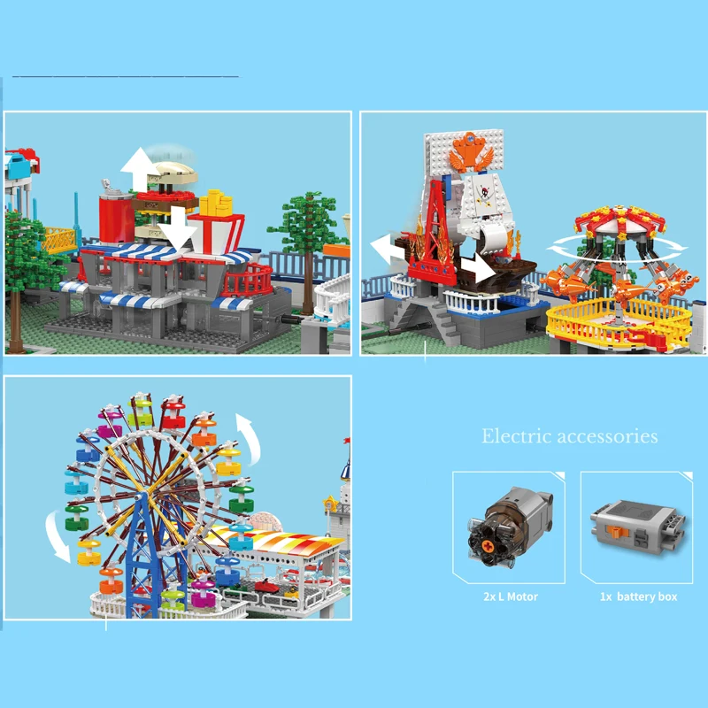 Mould King 11022 Large Theme Park Construction Set | 5,220 Pieces - Image 5