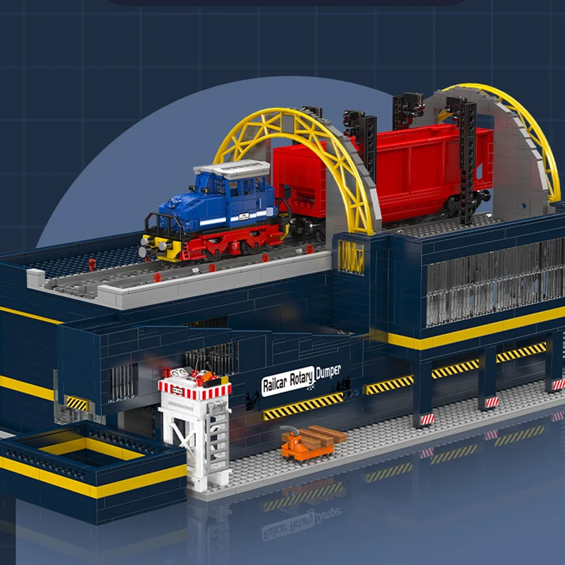 Mould King 17094 Railcar Rotary Dumper Construction Kit | 2,830 Pieces - Image 2