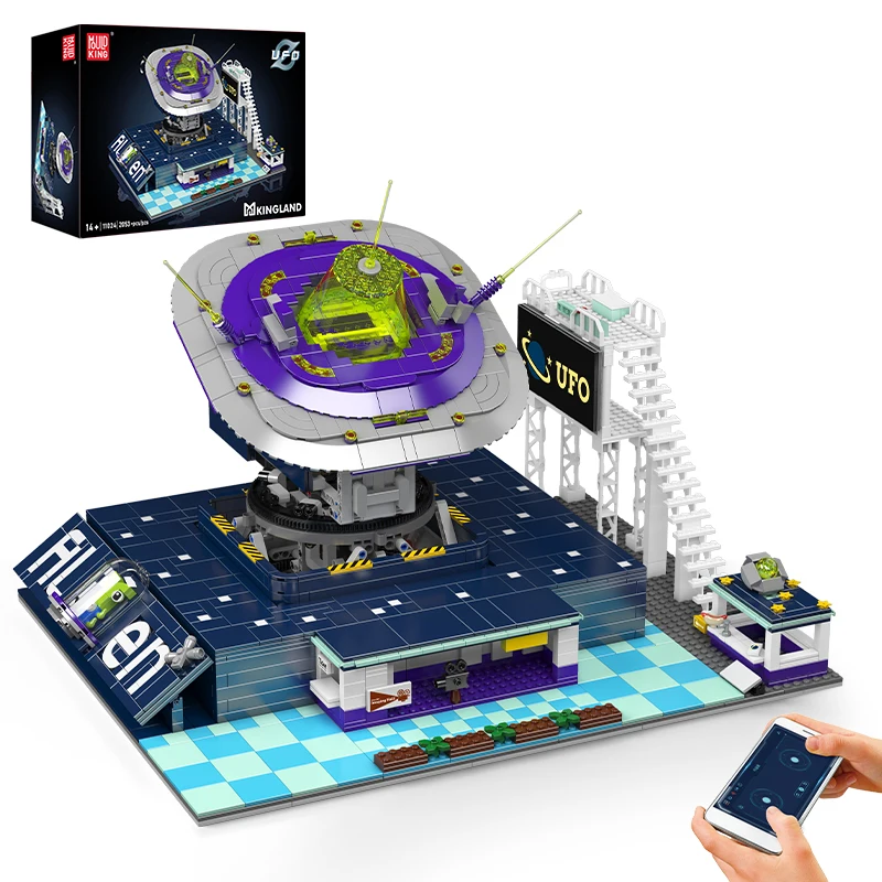 Mould King 11024 Alien UFO Launch Pad Building Set | 2,053 Pieces - Image 4