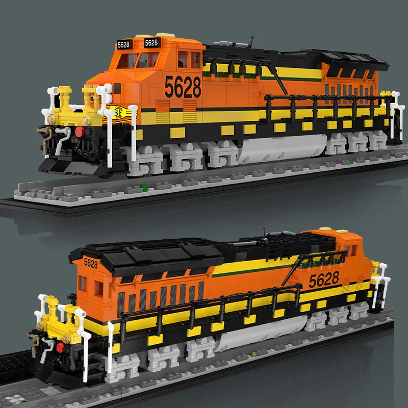 Mould King 12041 BNSF Railway Locomotive Construction Kit | 1,362 Pieces - Image 2