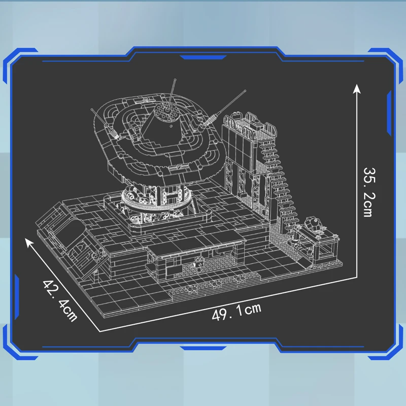 Mould King 11024 Alien UFO Launch Pad Building Set | 2,053 Pieces - Image 5