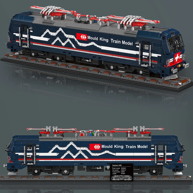 Mould King 12045 Vectron MS Electric Locomotive Construction Kit | 3,072 Pieces - Image 3