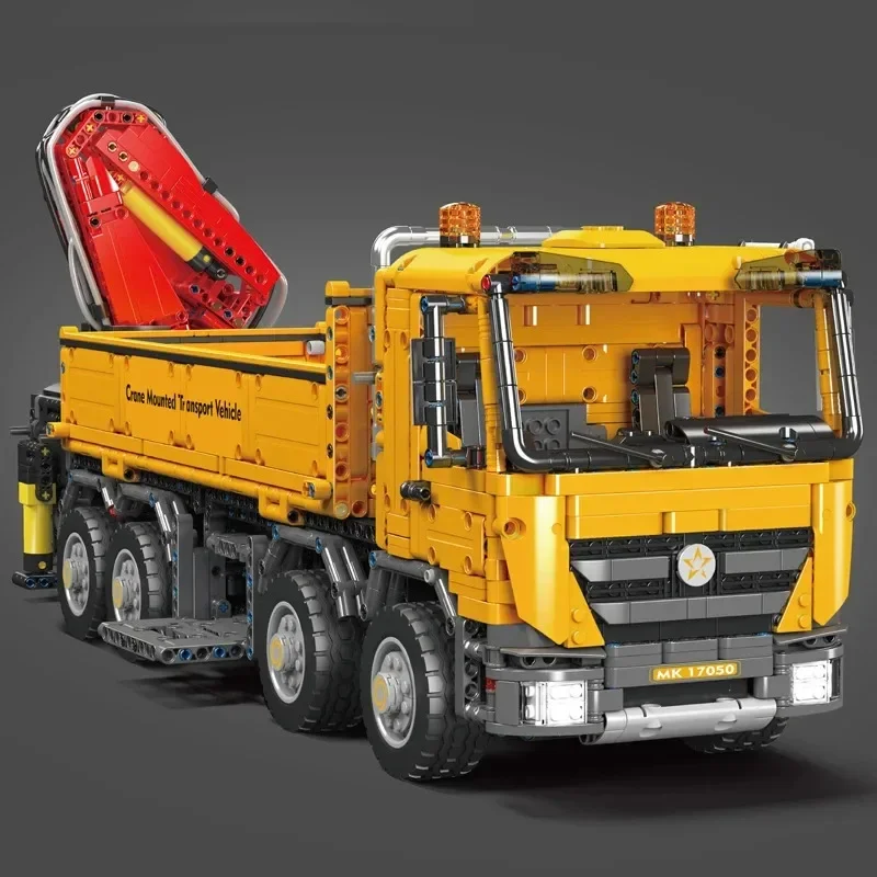 Mould King 17050 Remote Controlled Crane Truck Building Kit - 3,655-Pieces - Image 5