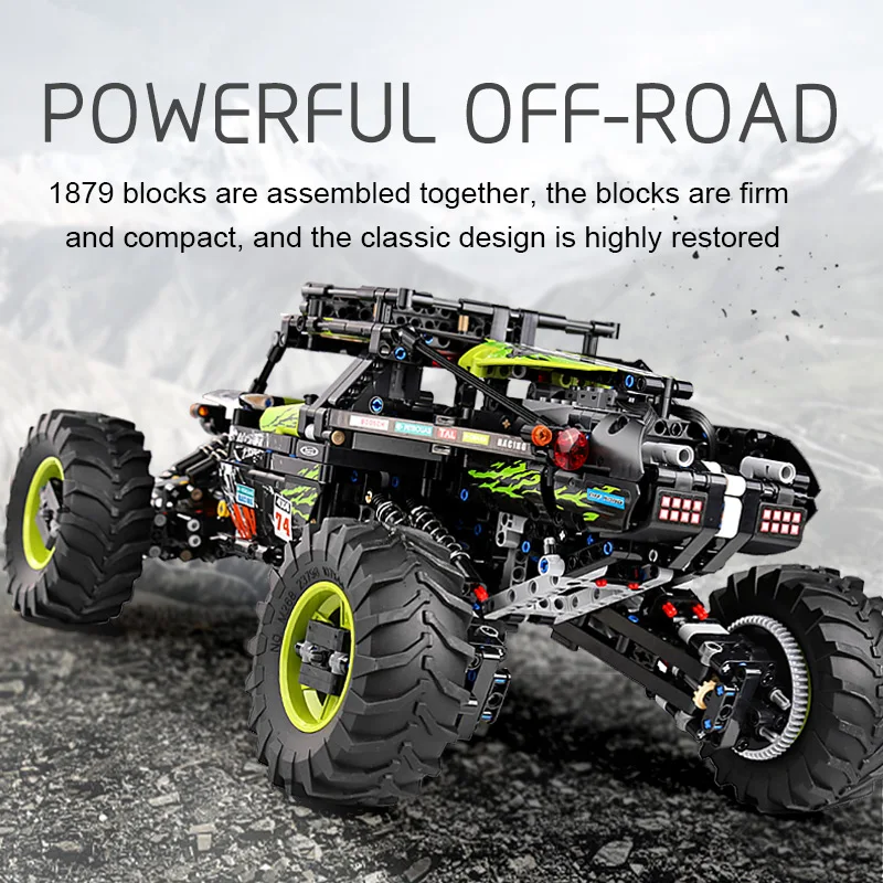 MOULD KING 18002 Green Hound 1:8 RC Off-Road Buggy Building Kit - Image 2