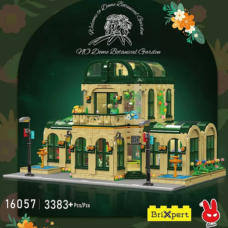 Mould King 16057 Dome Botanical Garden | 3383 PCS - Image 3