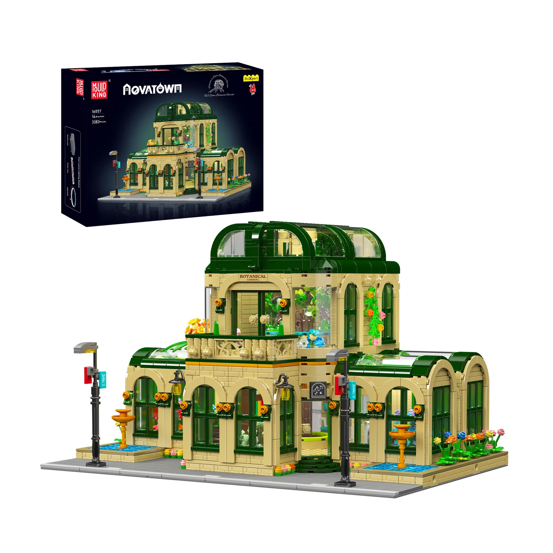 Mould King 16057 Dome Botanical Garden | 3383 PCS